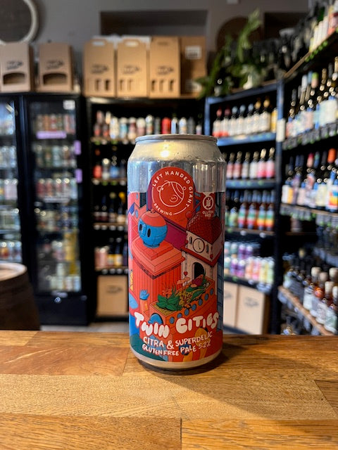 Left Handed Giant Twin Cities: Citra & Superdelic Pale Ale 5.2% GLUTEN FREE