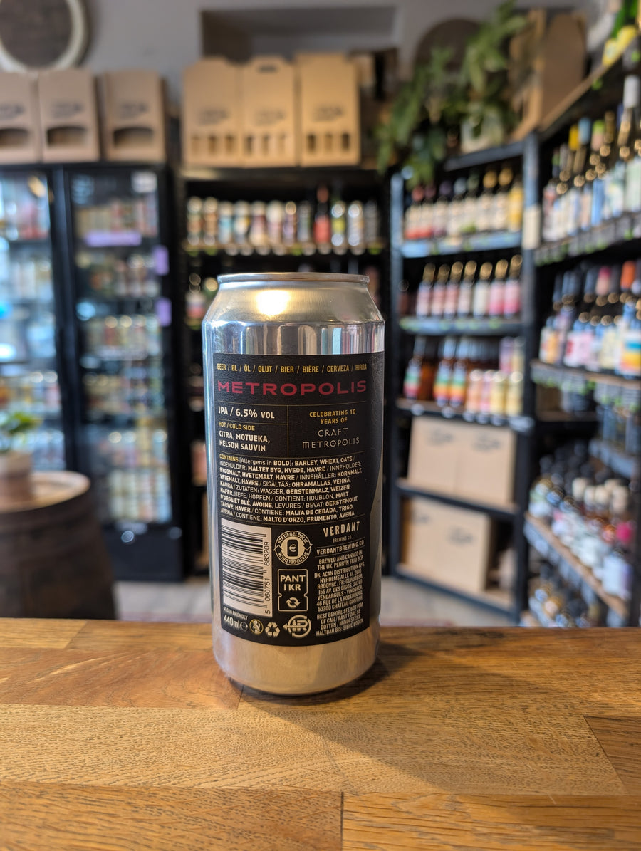 Verdant Brewing Metropolis IPA 6.5%