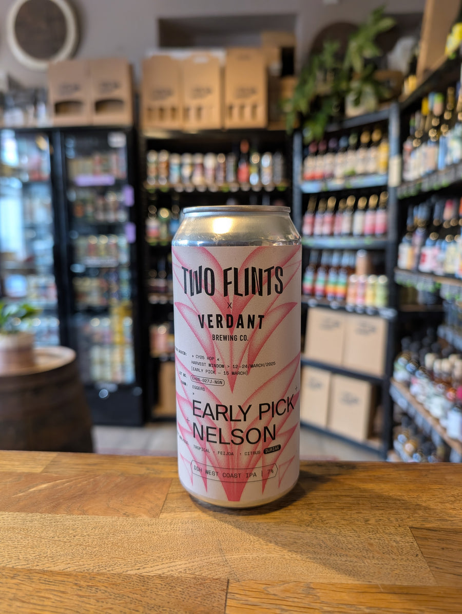 Two Flints X Verdant Early Pick Nelson DDH West Coast IPA 7%