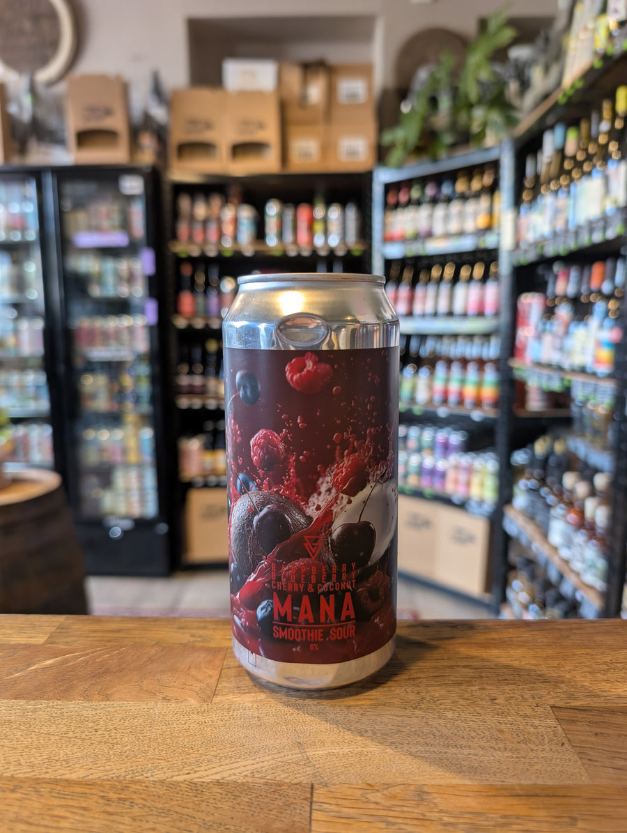 Azvex Brewing Mana Raspberry, Blueberry, Cherry &amp; Coconut Smoothie Sour 6%