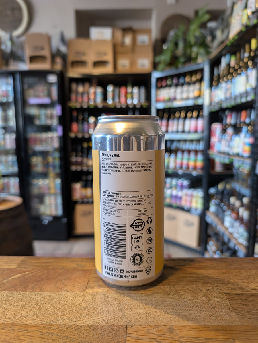 Azvex Brewing Rainbow Bagel NZ Pilsner 4.6%