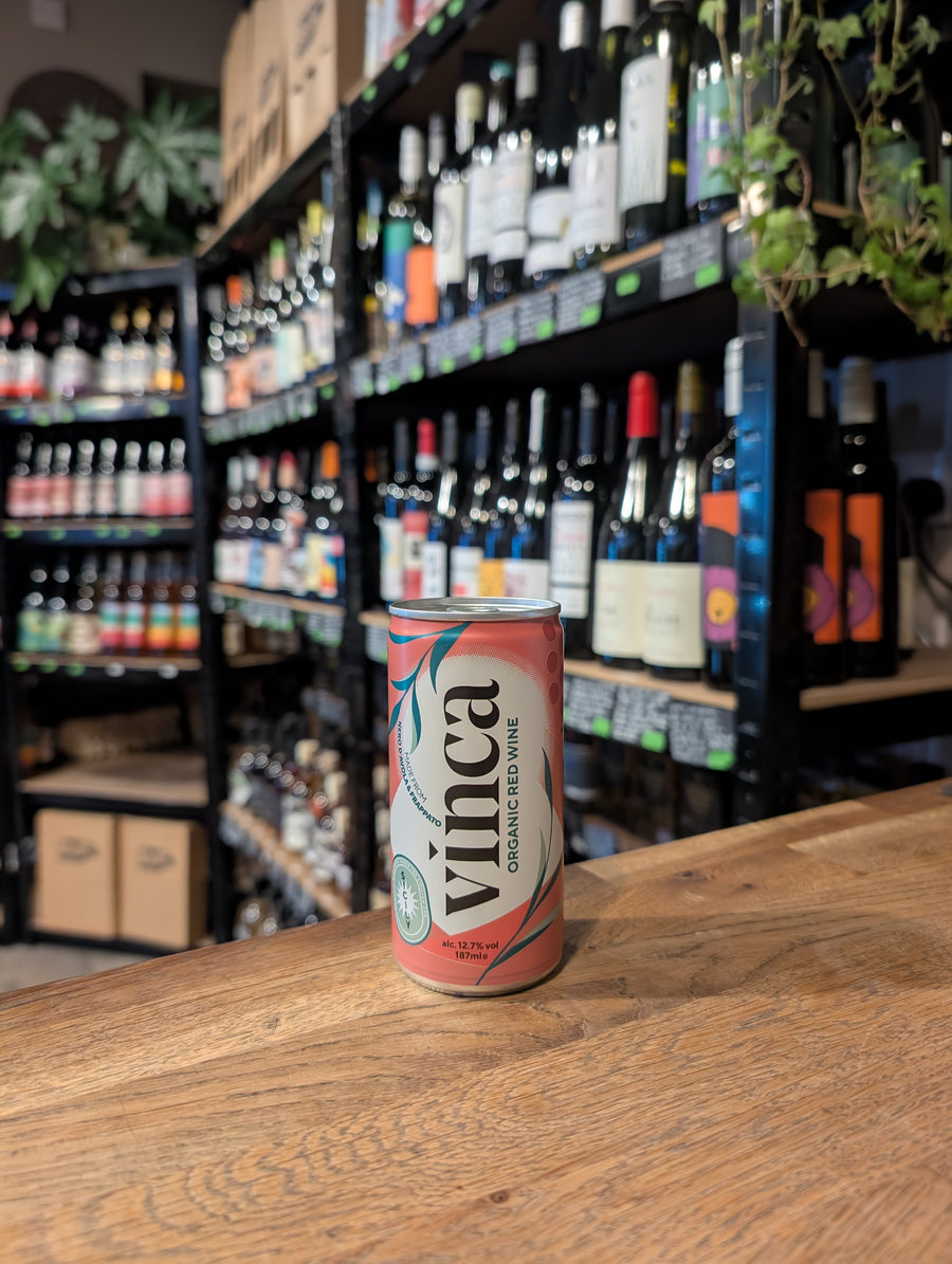 Vinca Organic Canned Red Wine 12.7% (187ml Can)
