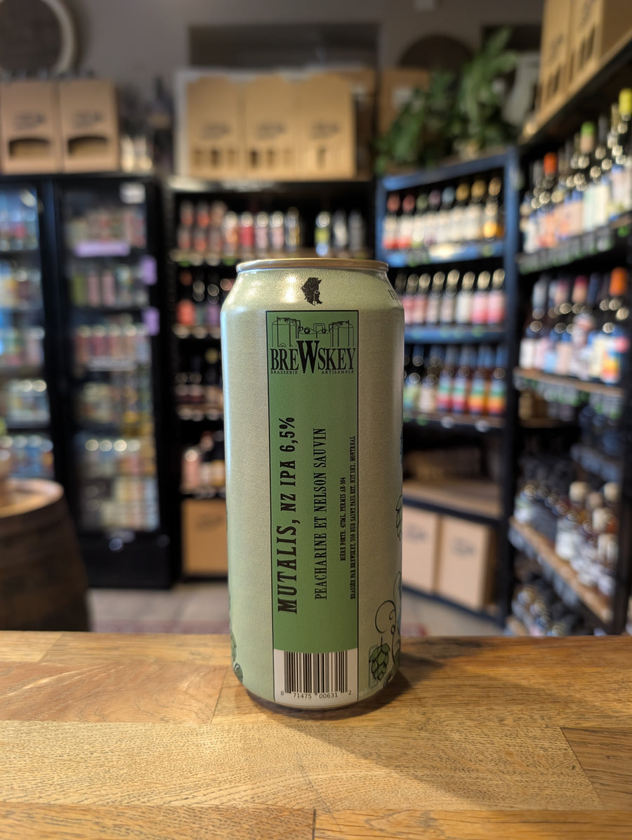 Brewskey, Montreal, Canada - Mutalis IPA 6.5%