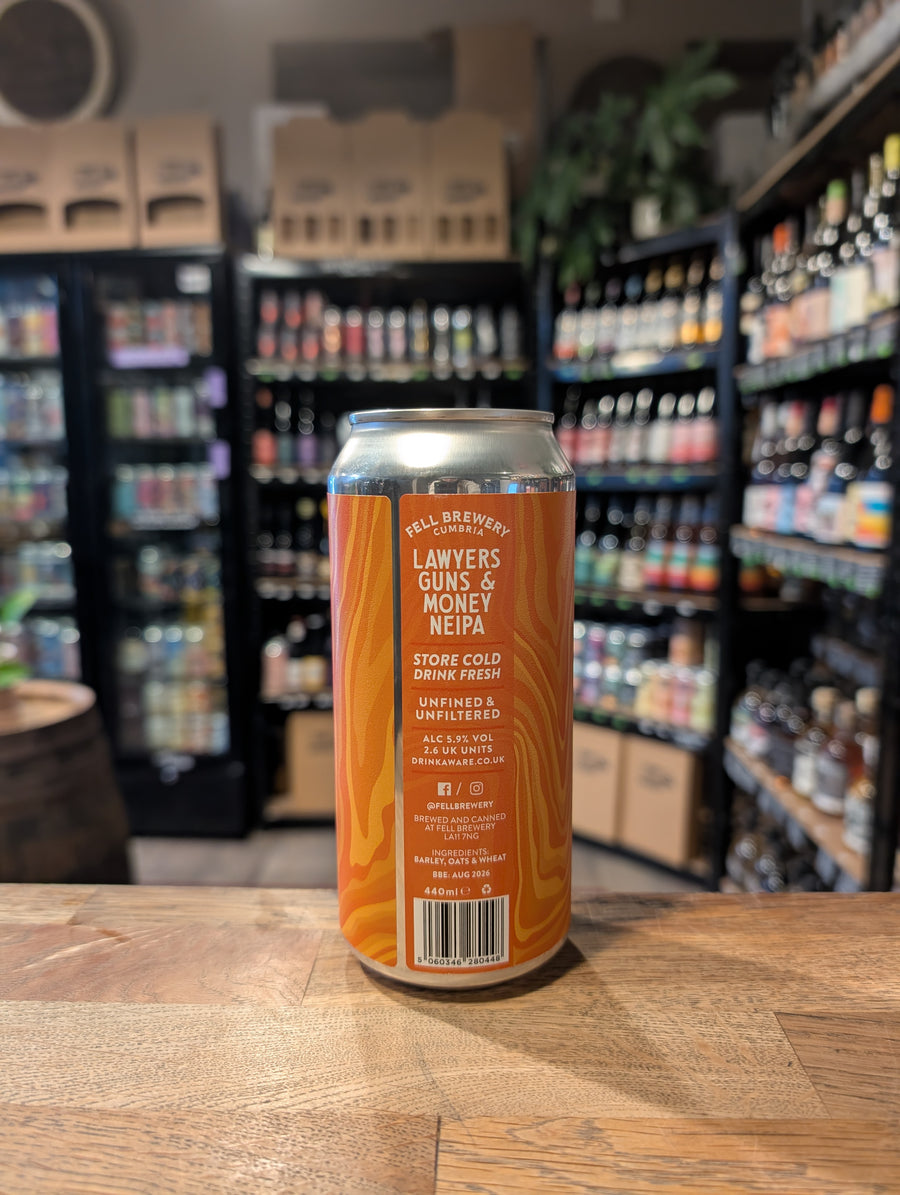 Fell Brewery Lawyers, Guns & Money NEIPA 5.9%