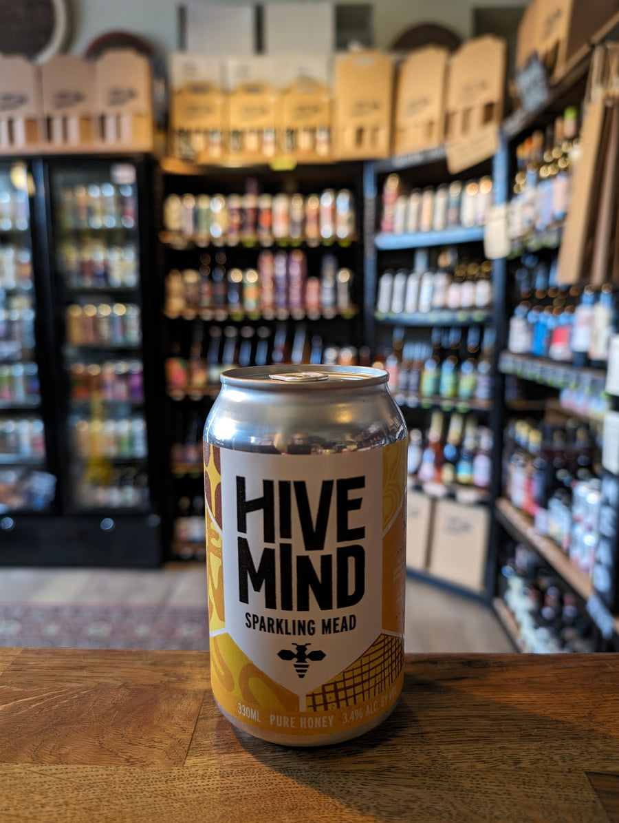 Hive Mind Pure Honey Sparkling Mead 3.4% (330ml Can)