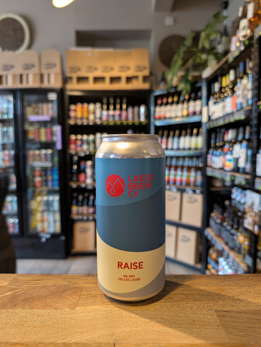 Lakes Brew Co Raise Helles Lager 4% GLUTEN FREE