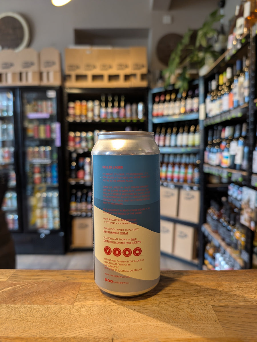 Lakes Brew Co Raise Helles Lager 4% GLUTEN FREE