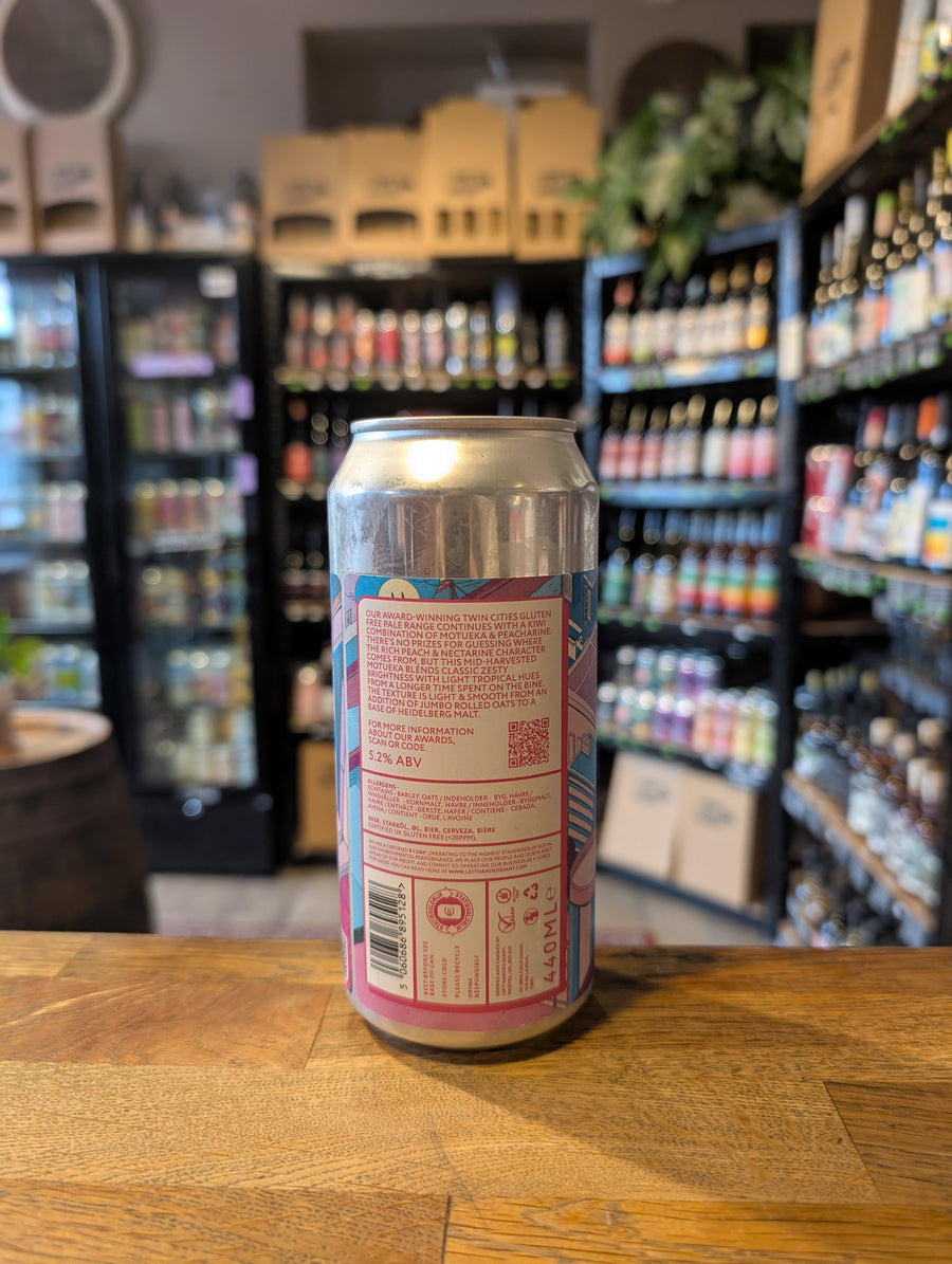 Left Handed Giant Twin Cities: Peacharine & Motueka Pale Ale 5.2% GLUTEN FREE