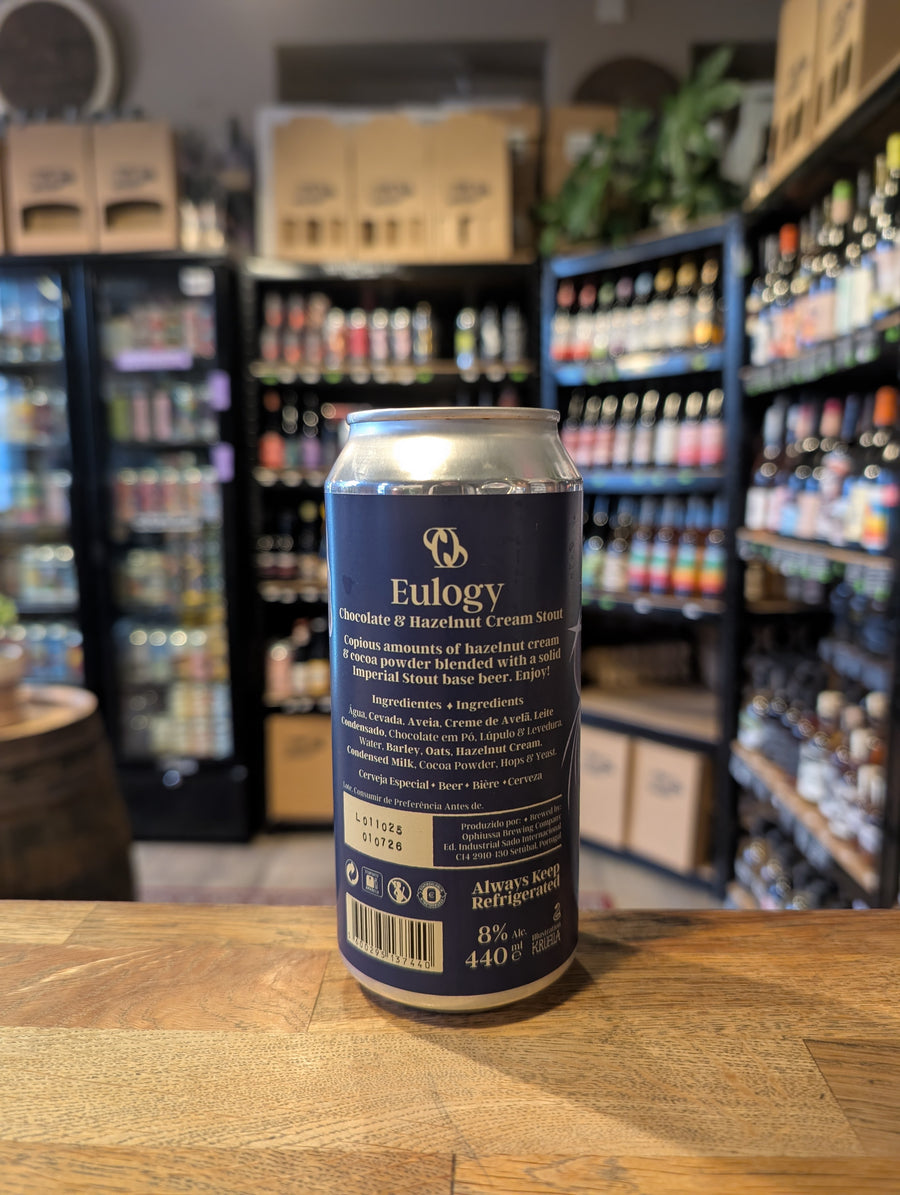 Ophiussa Brewing, Portugal - Eulogy Cream Stout 8%