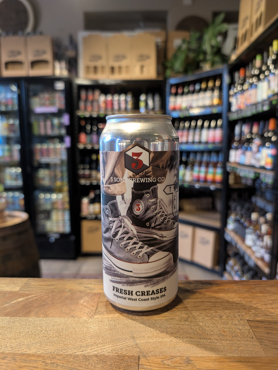 3 Sons Brewing Co, Florida X Track Brewing - Fresh Creases West Coast DIPA 9%