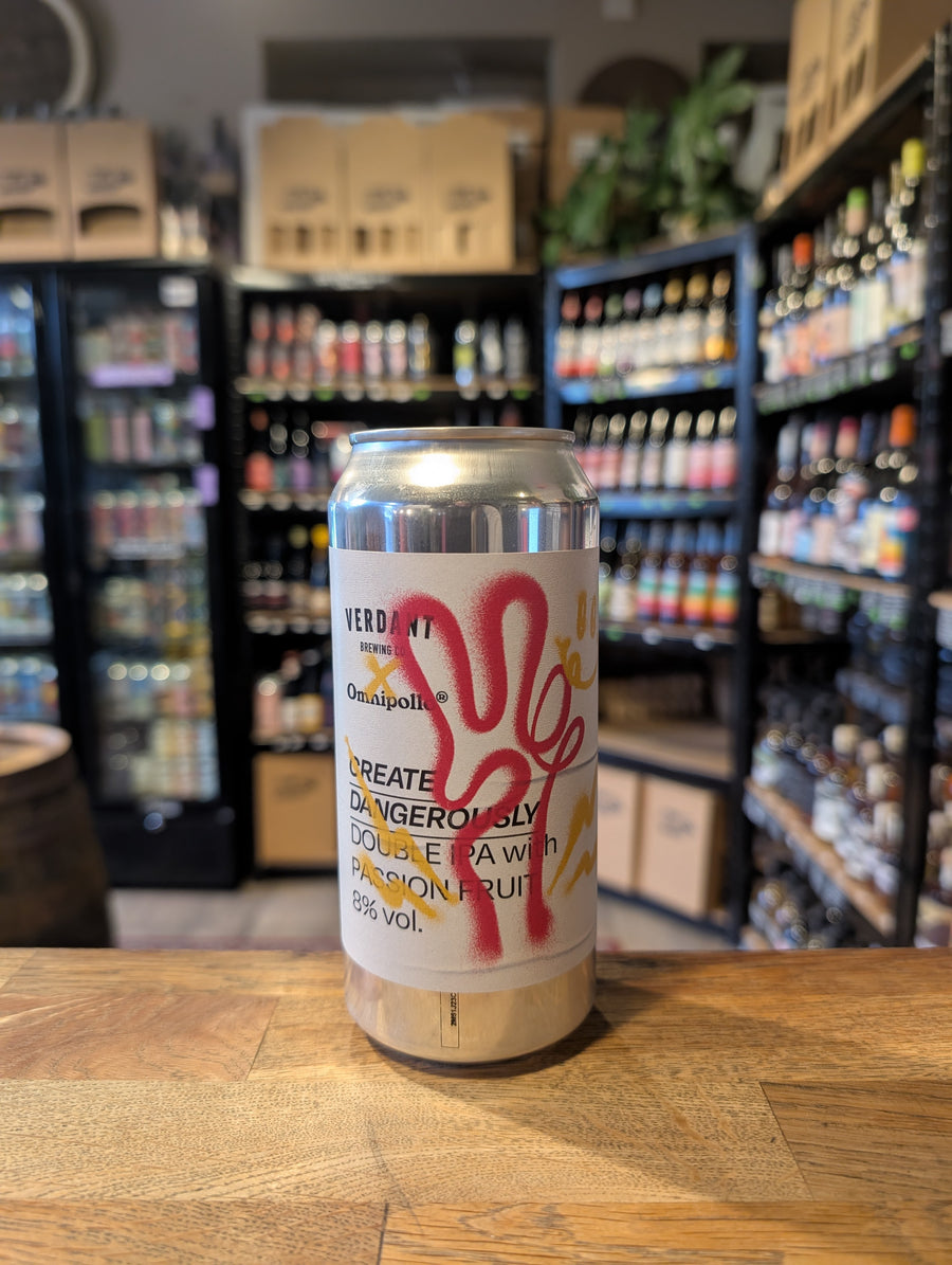 Verdant Brewing X Omnipollo Create Dangerously DIPA w/ Passionfruit 8%