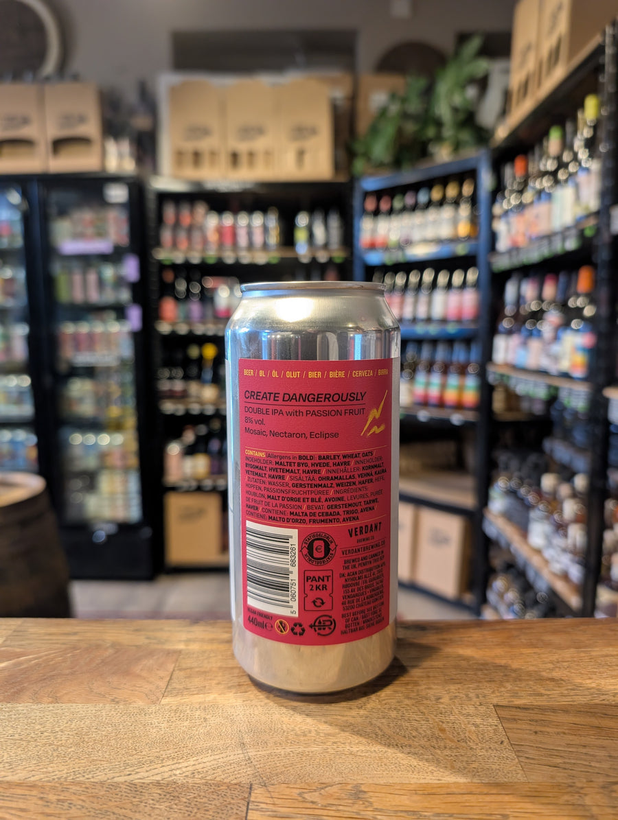 Verdant Brewing X Omnipollo Create Dangerously DIPA w/ Passionfruit 8%