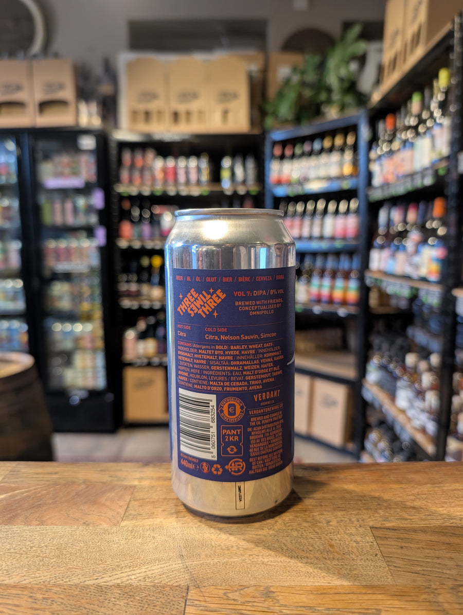 Verdant Brewing X Omnipollo & Friends 3X3 DIPA 8%