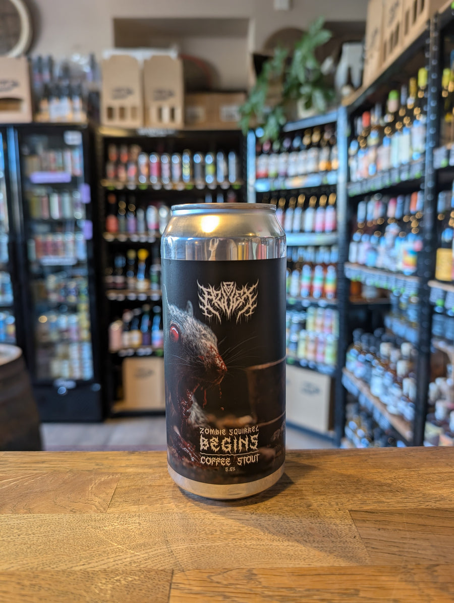 Azvex Brewing Zombie Squirrel Begins Coffee Stout 5.6%