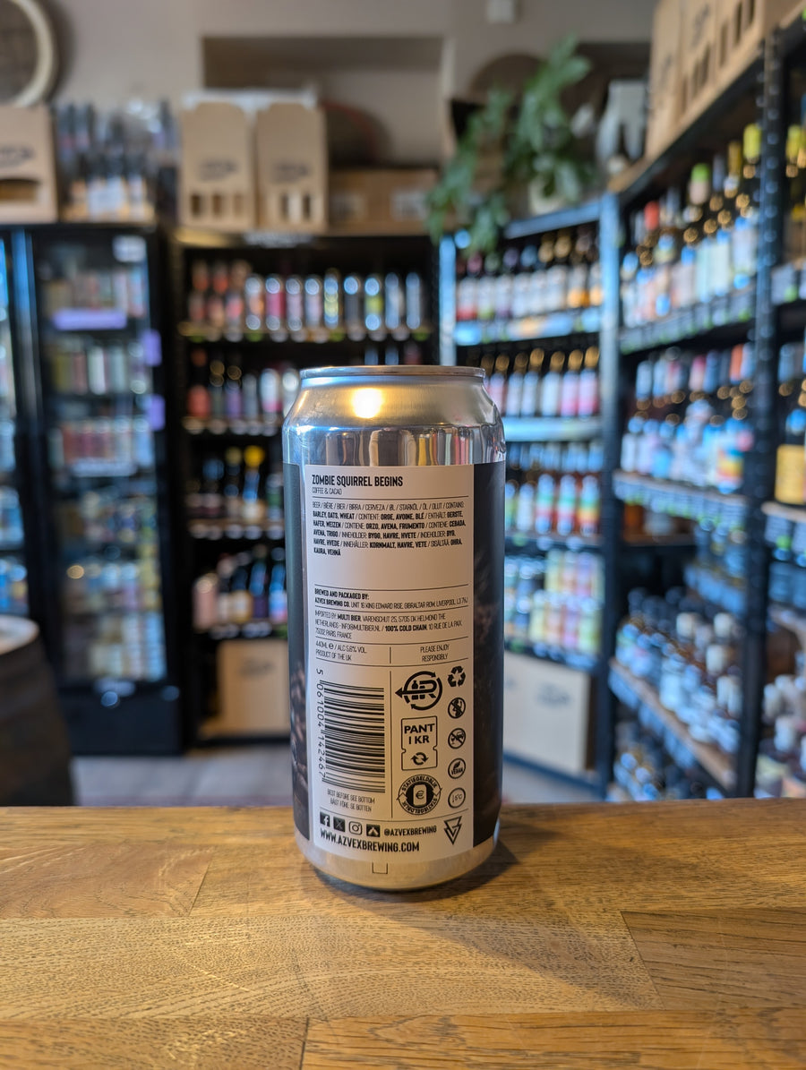 Azvex Brewing Zombie Squirrel Begins Coffee Stout 5.6%