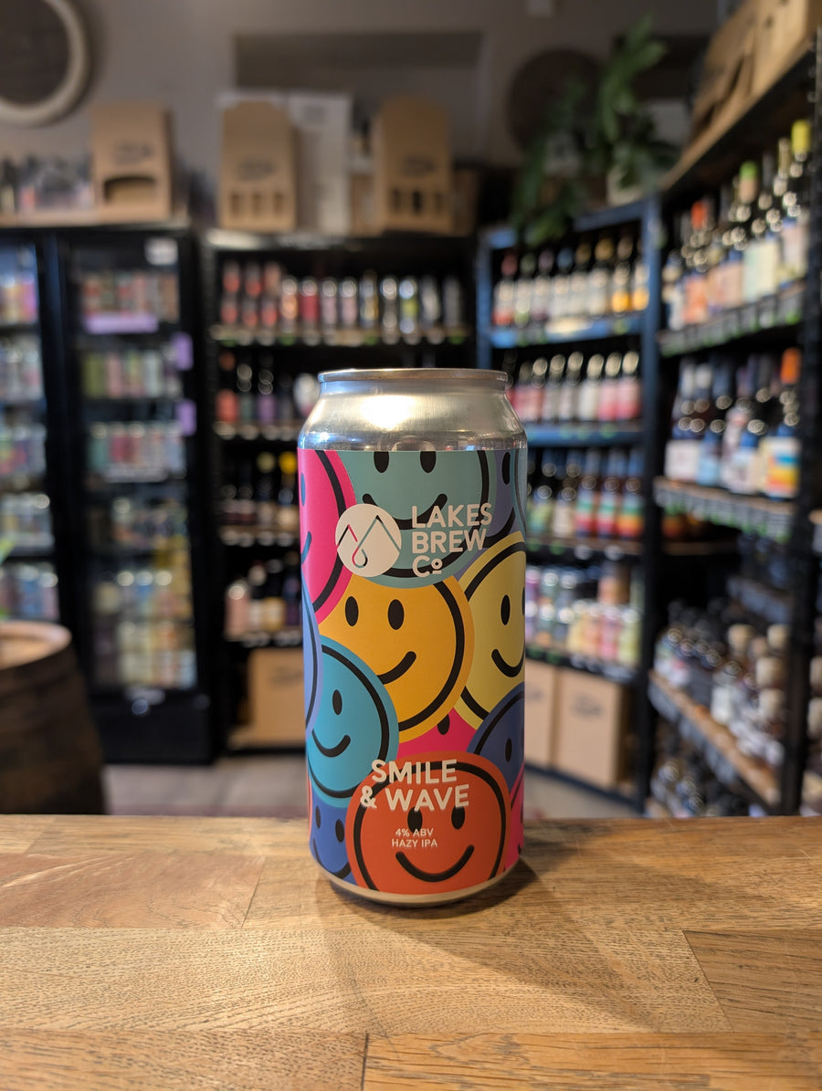 Lakes Brew Co Smile & Wave Hazy IPA 4%