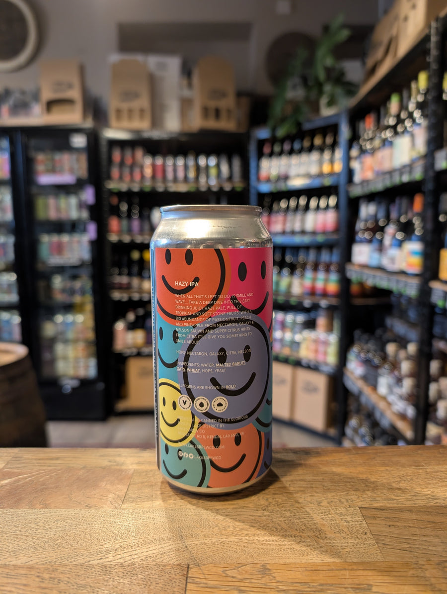 Lakes Brew Co Smile & Wave Hazy IPA 4%