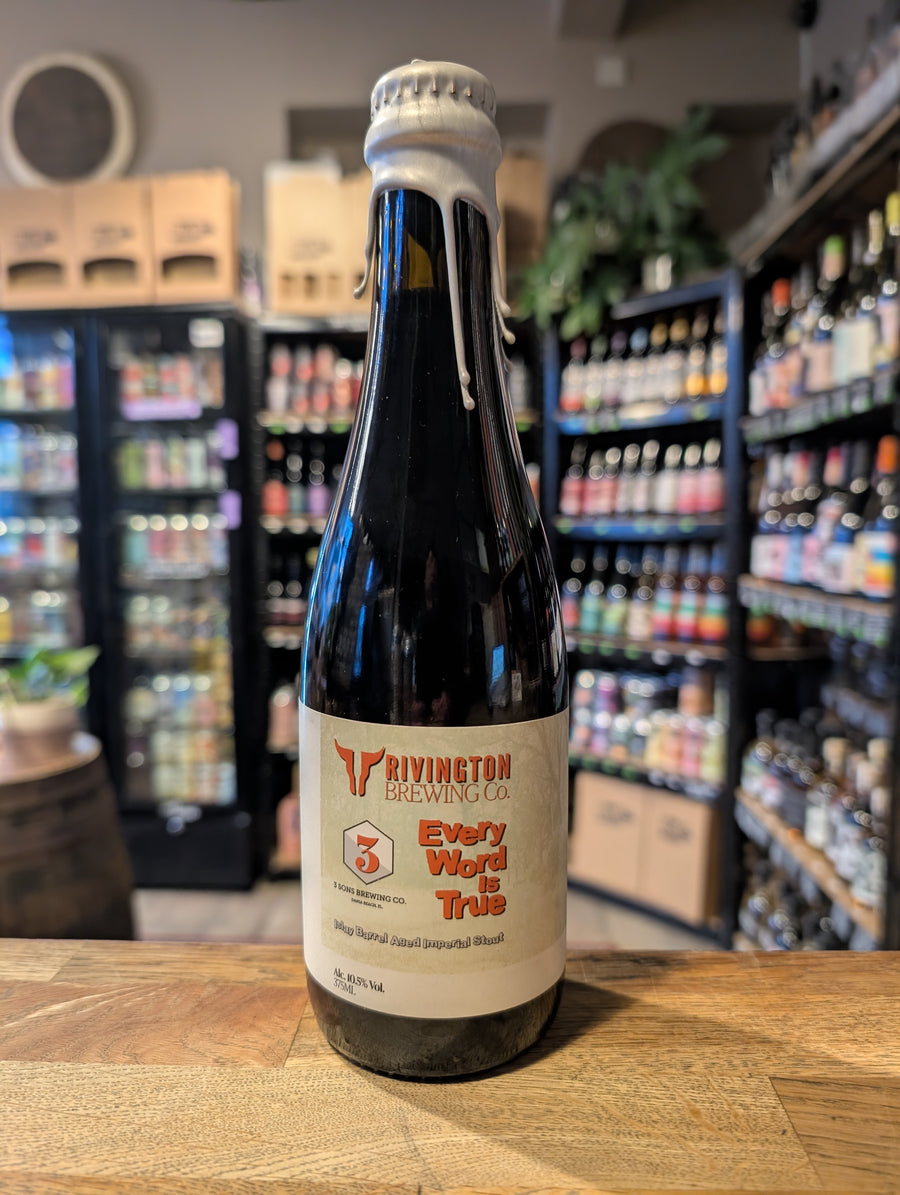 Rivington Brewing Every Word Is True Imperial Stout 10.5%