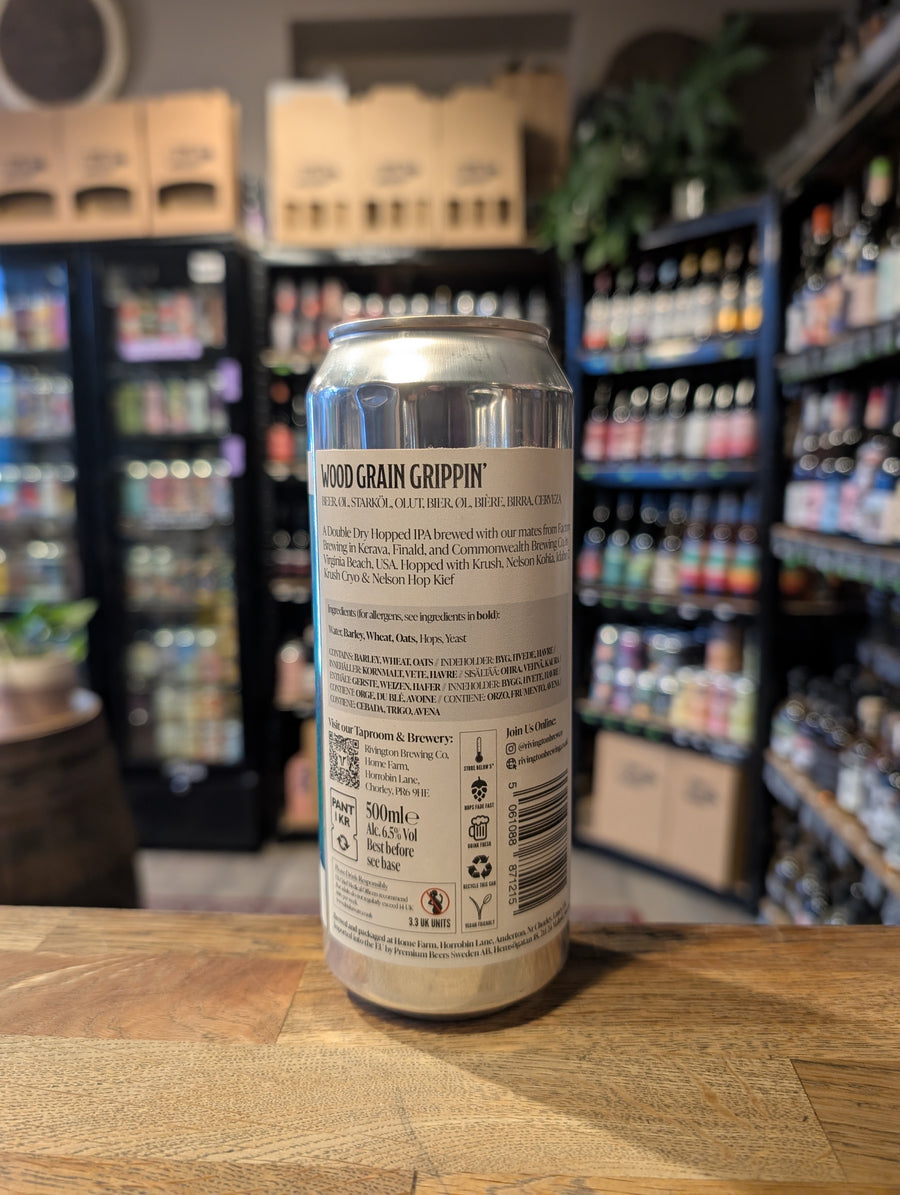 Rivington Brewing Wood Grain & Gripping DDH IPA 6.5%
