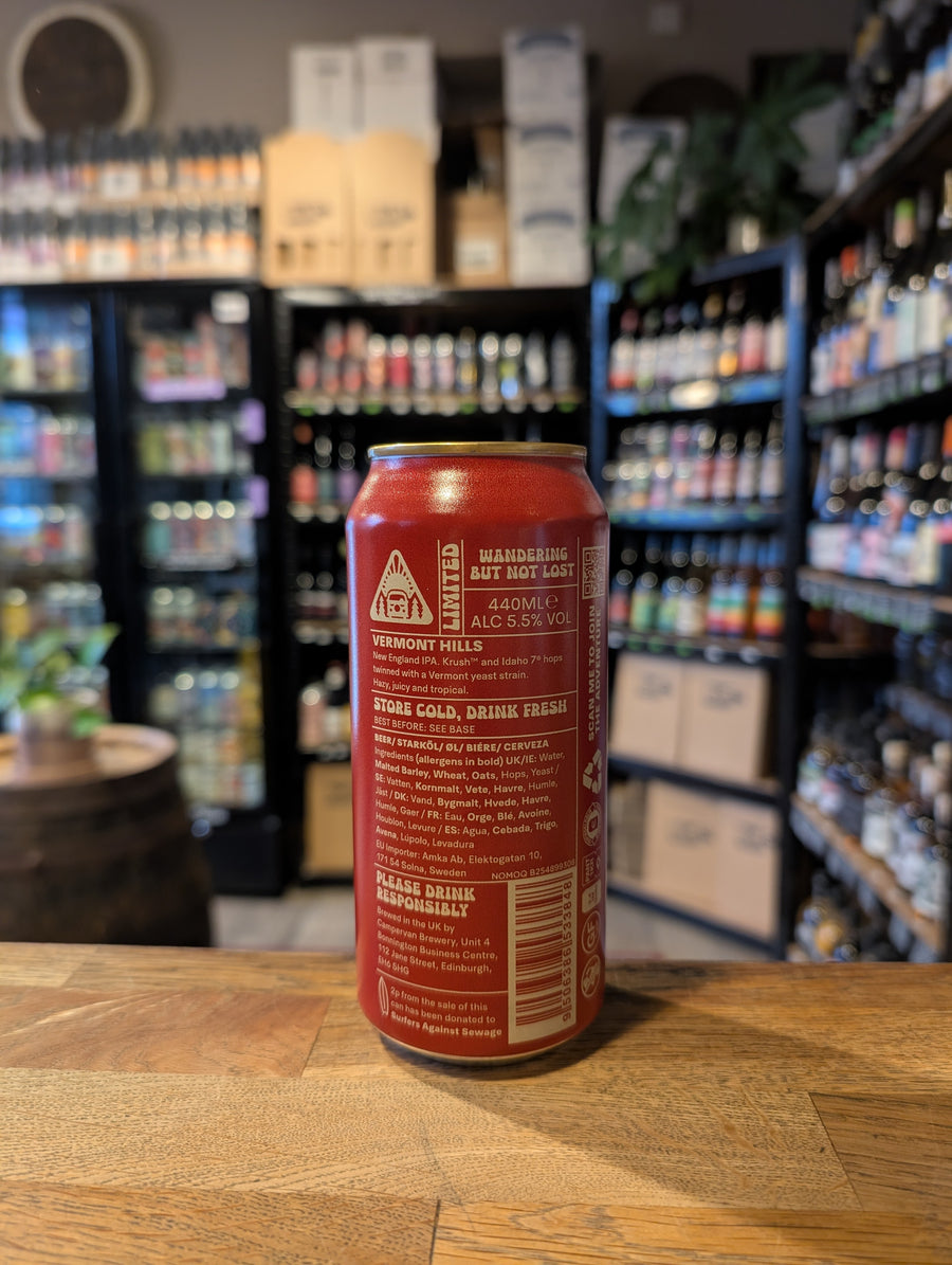 Campervan Brewery Vermont Hills NEIPA 5.5% GLUTEN FREE