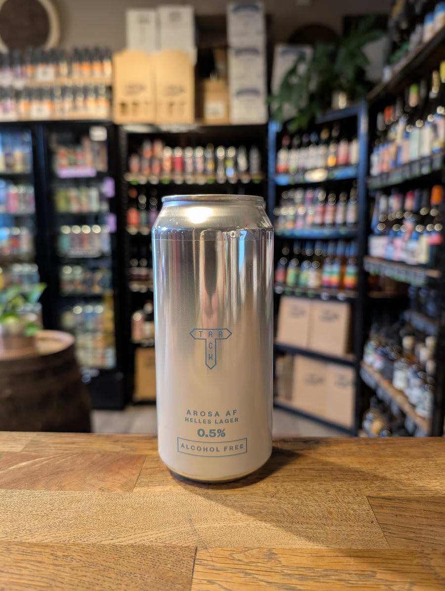 Track Brewing Arosa AF Helles Lager 0.5% LOW ALCOHOL