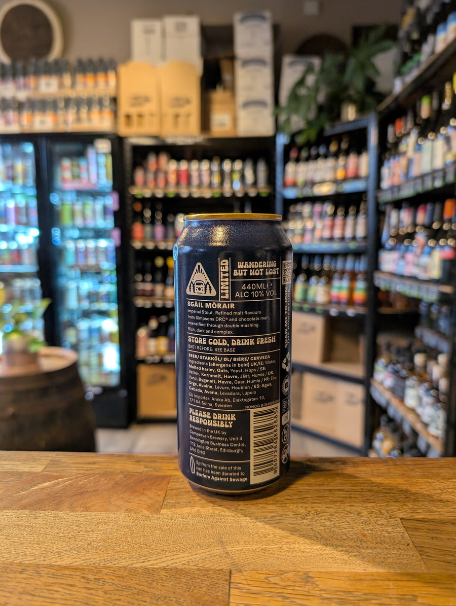 Campervan Brewery Sgàil Mòrair Imperial Stout 10% GLUTEN FREE