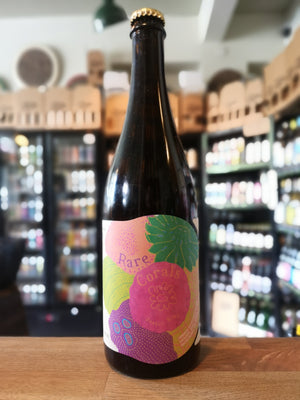 Jester King Rare Corals Ale Refermented w/ canteloupe, guava, banana, strawberry, toasted coconut, & chamomile 6.2% (750ml)