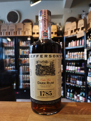 Jefferson’s 1785 Extra Fine Dark Rum, 70cl 40%